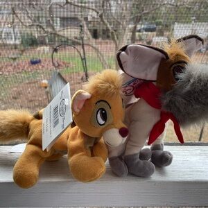 Disney Oliver and Company Toy Set - Brown and Gray